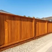 Stained Fence